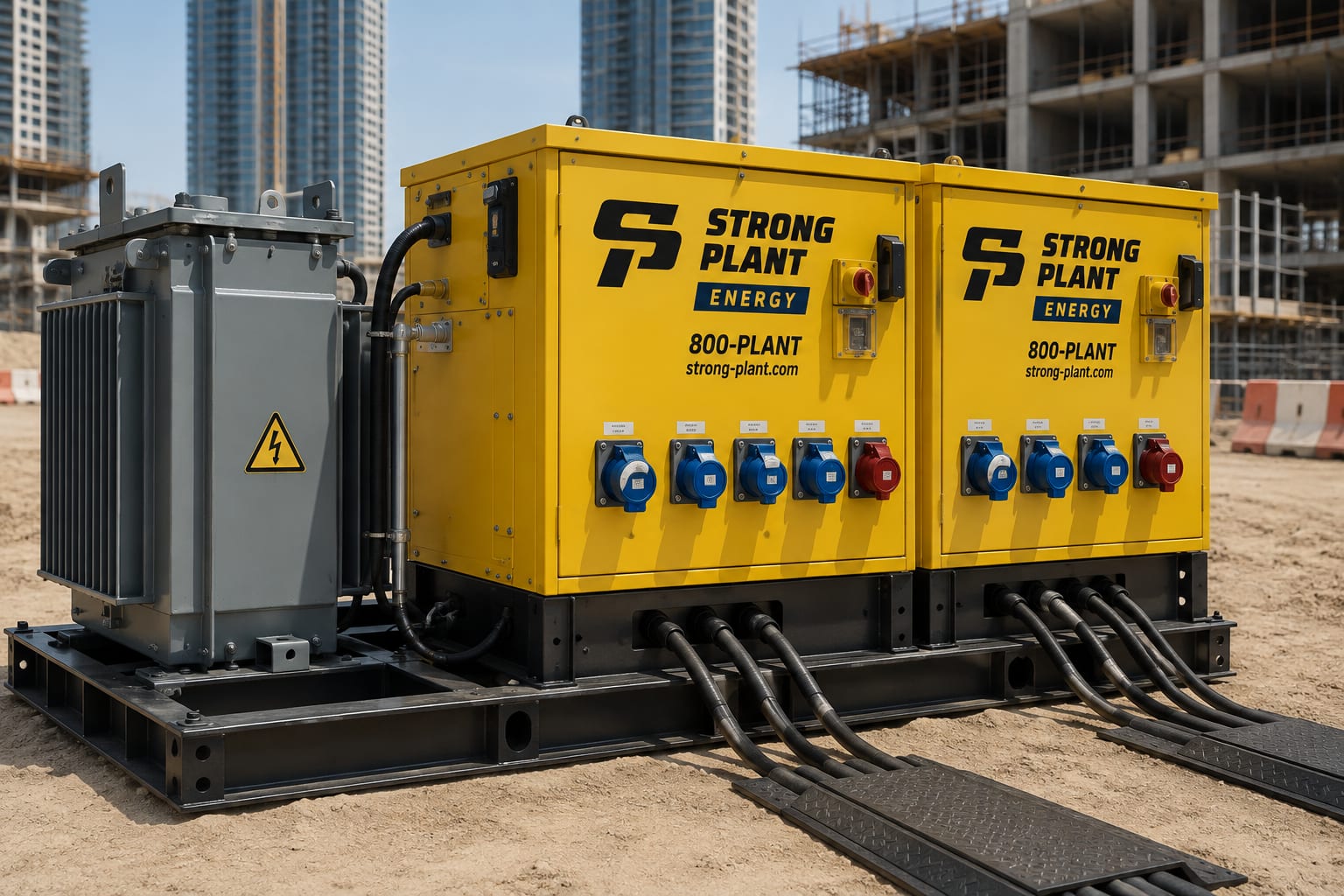 Strong Plant power distribution panel on UAE site